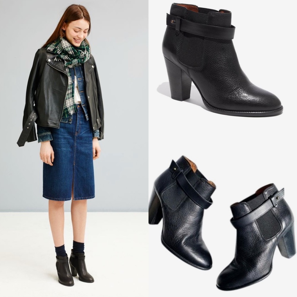 Madewell Black Lonny Ankle Boot / Bootie
